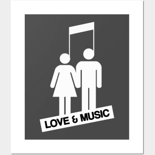 Love and Music Posters and Art